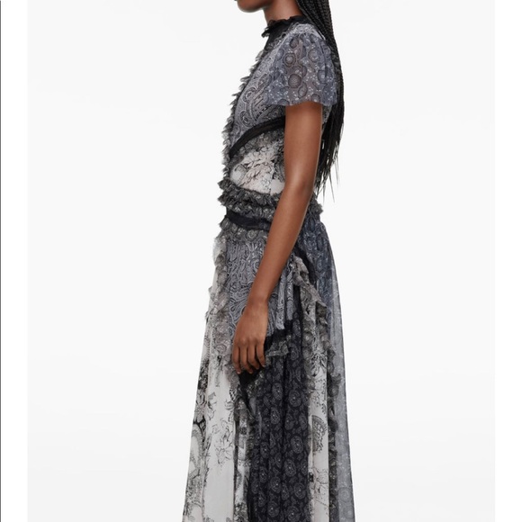 ZARA NWT COMBINED LACE DRESS LIMITED EDITION - Picture 2 of 8